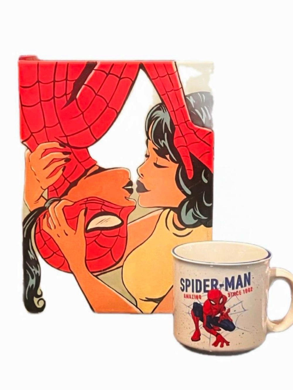 Marvel Silver Buffalo Marvel Spider-Man Mug custom spider girl & woman painting